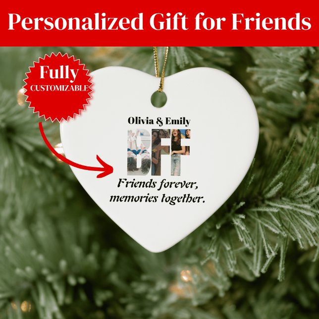 BFF Photo Ornament – Personalized Gift (BFF Photo Ornament – Personalized Gift
)