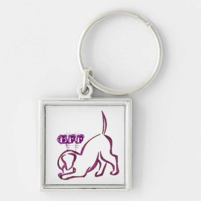 BFF Puppy Keychain (Front)