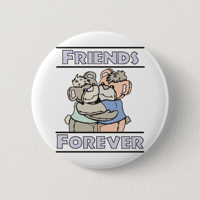 bffs 2 inch round button (Front)