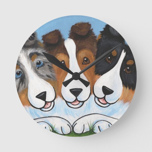 BFFs Round Clock (Front)