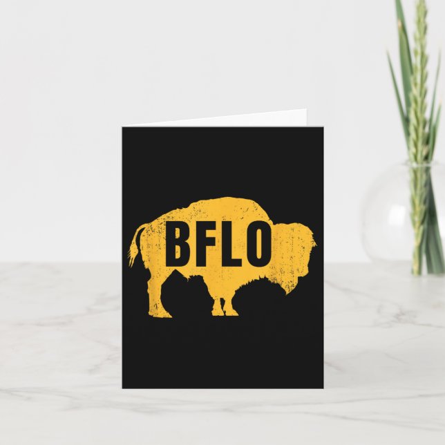 Bflo Buffalo New York B-lo Wny  Card (Front)