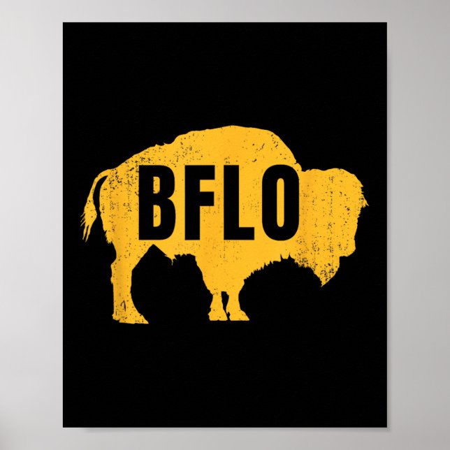 Bflo Buffalo New York B-lo Wny  Poster (Front)