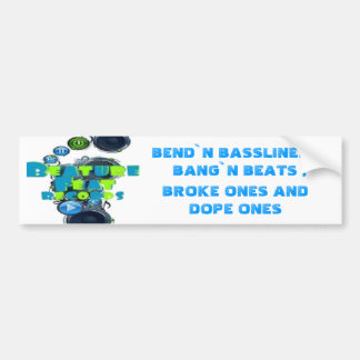 BFR LOGO TEXT BUMPER STICKER