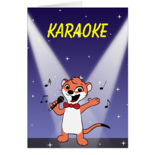BG 2 weasel, Weasel-mascot, KARAOKE