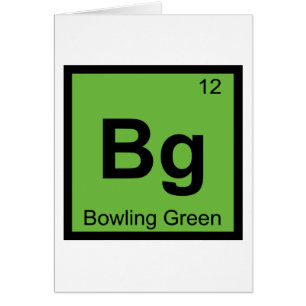 Bg - Bowling Green Kentucky Chemistry Symbol