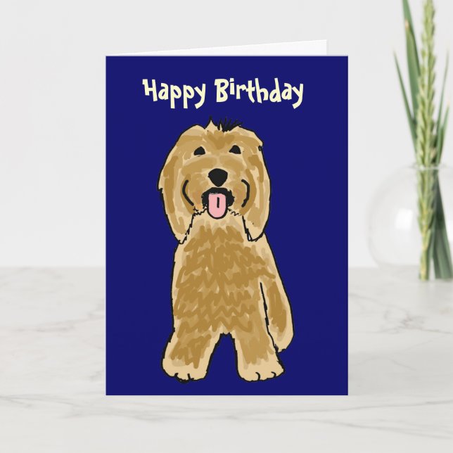 BG - Carte d'anniversaire de Collie (Devant)