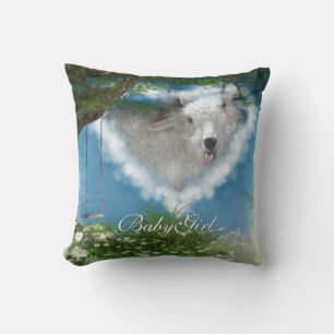 BG-Never Leave my Heart Pet Loss Memory Throw Pillow