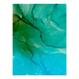 BG Painted Fine Art Abstract Design Art Background Poster