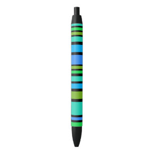 BG Stripes Pattern coloured II + your back & idea Black Ink Pen