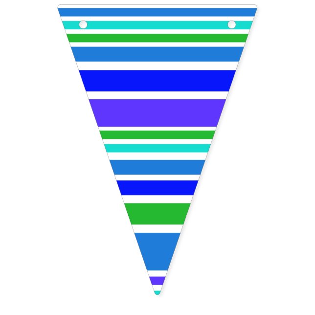 BG Stripes Pattern coloured IV + your back & idea Bunting Flags (First Flag)