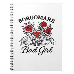 Bgm Bad Girl II Classic - Skeleton Heart Hands Notebook