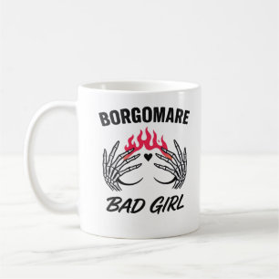 Bgm Bad Girl II - Skeleton Heart Hands   Coffee Mug