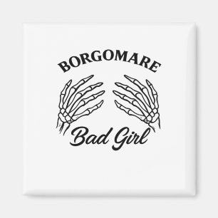Bgm Bad Girl - Skeleton Heart Hands  Magnet