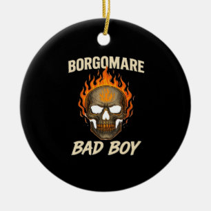 Bgm Bad  - Skeleton Hands Heart Ceramic Ornament