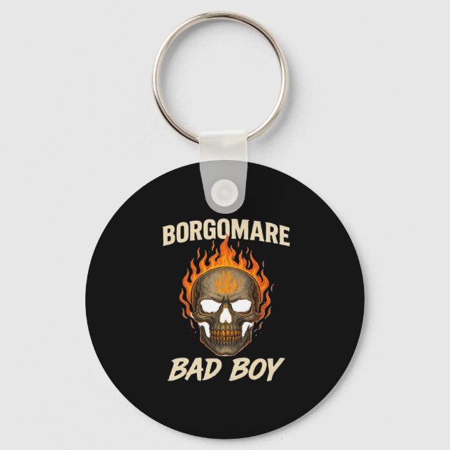 Bgm Bad  - Skeleton Hands Heart Keychain (Front)