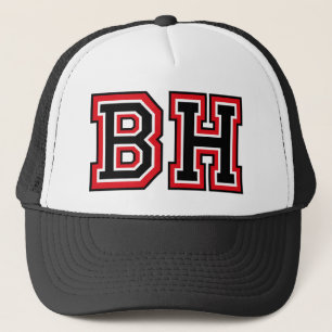 "BH" Monogram Trucker Hat