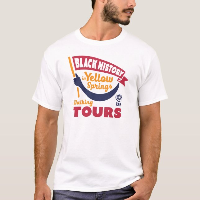 BH Walking Tour - Yellow Springs - 4 Colour T-Shir T-Shirt (Front)