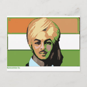 Bhagat Singh: A Revolutionary Hero Postcard