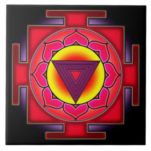 Bhairavi Yantra symbol Tile