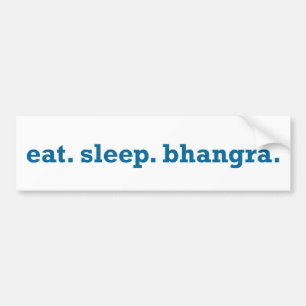 BHANGRA all day. Bumper Sticker