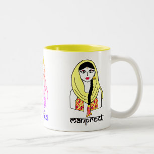 Bhangragirl Two-Tone Coffee Mug