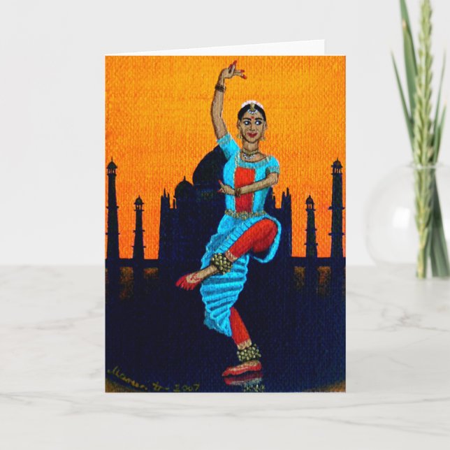 "Bharatanatyam" Card (Front)