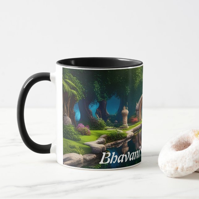 Bhavani's Morning Tea  Mug (With Donut)