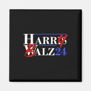 Bheimer 2024 Funny Kamala Harris And Tim W 2024 Magnet