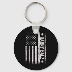 Bheimer 2024 Harris W Usa Flag Political Keychain