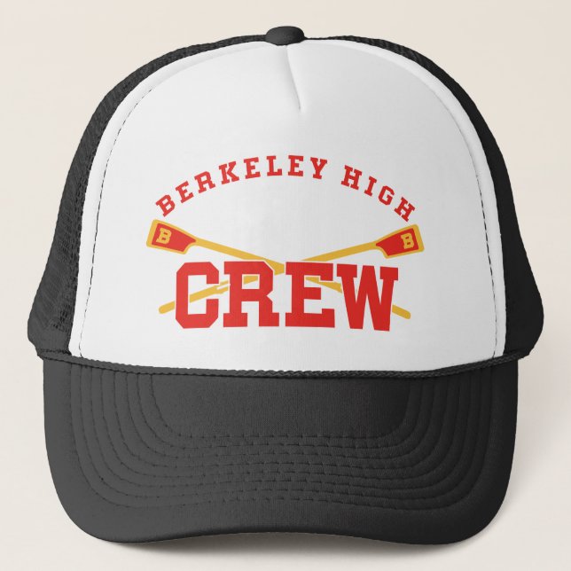 BHS Crew - Trucker Hat, Retro Logo Hat (Front)