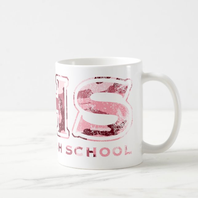 BHS Textured (camo pink) Coffee Mug (Right)