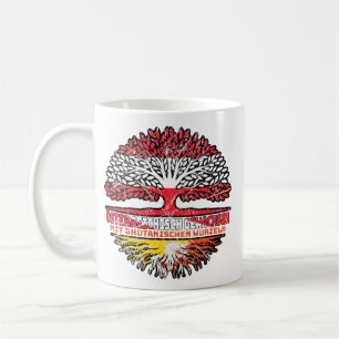 Bhutan Bhutanisch Österreichisch Baum Coffee Mug