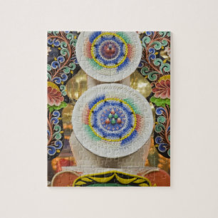 Bhutan. Ceremonial cakes made by monks adorn the Jigsaw Puzzle