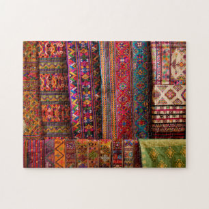 Bhutan fabrics for sale jigsaw puzzle