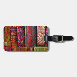 Bhutan fabrics for sale luggage tag