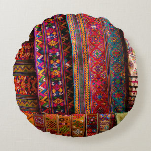 Bhutan fabrics for sale round pillow