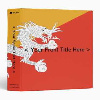 Bhutan Flag Binder