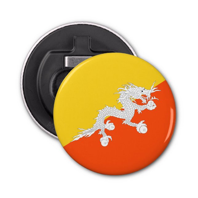 Bhutan flag bottle opener (Front)