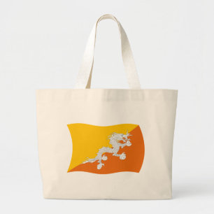 Bhutan Flag Tote Bag