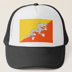 Bhutan Flag Trucker Hat