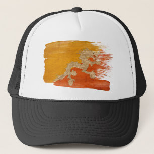 Bhutan Flag Trucker Hat