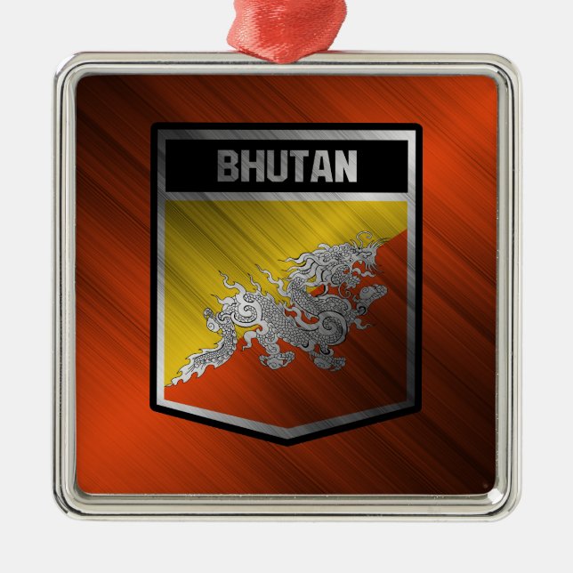 Bhutan Metal Ornament (Front)
