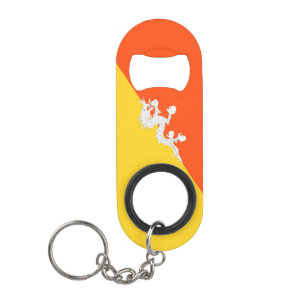 Bhutan National Pride Patriotic Keychain Bottle Opener