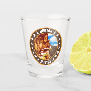 Bhutan shot glass