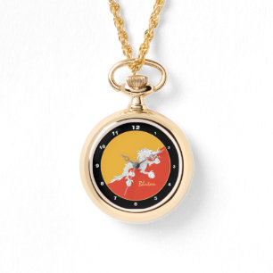 Bhutanese Flag & Bhutan fashion /design watch
