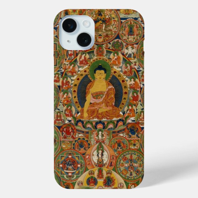 Bhutanese painted complete mandala Case-Mate iPhone case (Back)