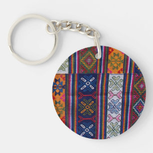 Bhutanese Textile Keychain