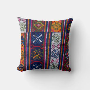 Bhutanese Textile Throw Pillow