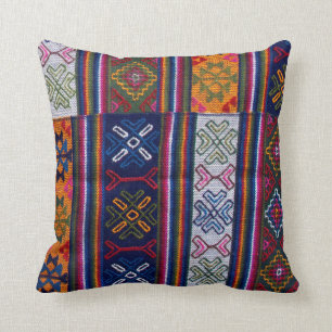 Bhutanese Textile Throw Pillow