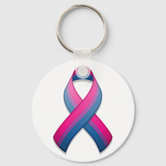 Bi Awareness Ribbon Keychain
